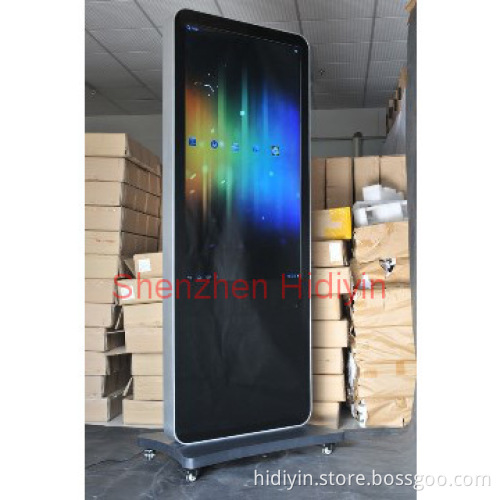 65 inch wall mounted floor stand 9 taxi advertising playerwifi 3g hd